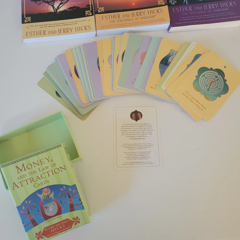 Abraham Hicks Soft Back Books and Affirmation Cards - Picture 4 of 4